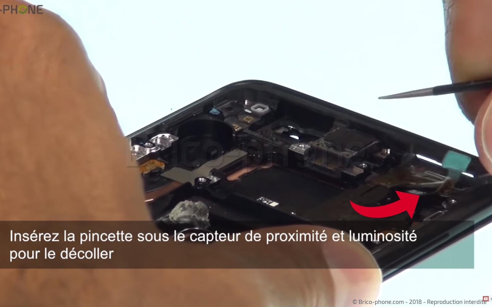 Changement d'écran (vitre+AMOLED) sur Galaxy S8 photo 3